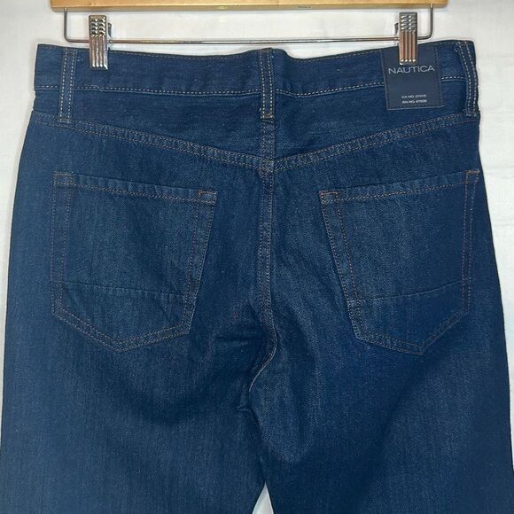 Nautica Mens Dark Wash Straight Fit size 30x30 Jeans Denim - Picture 3 of 10